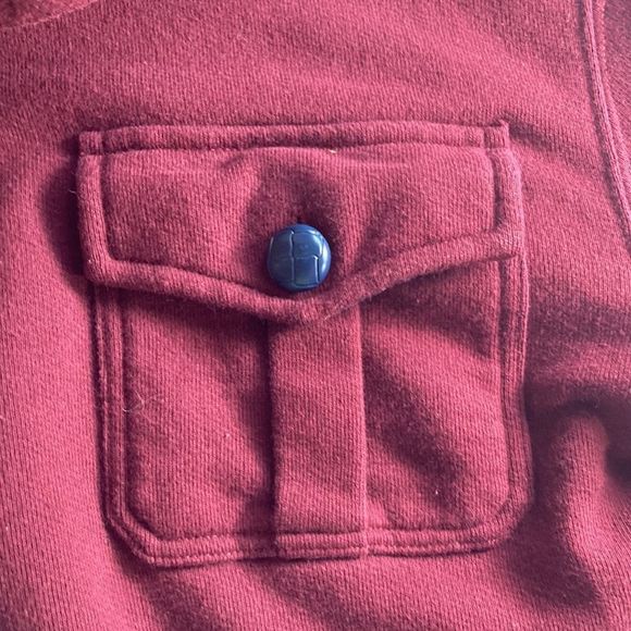 Mens Paul Fredrick Maroon Large Sweater - Picture 4 of 9